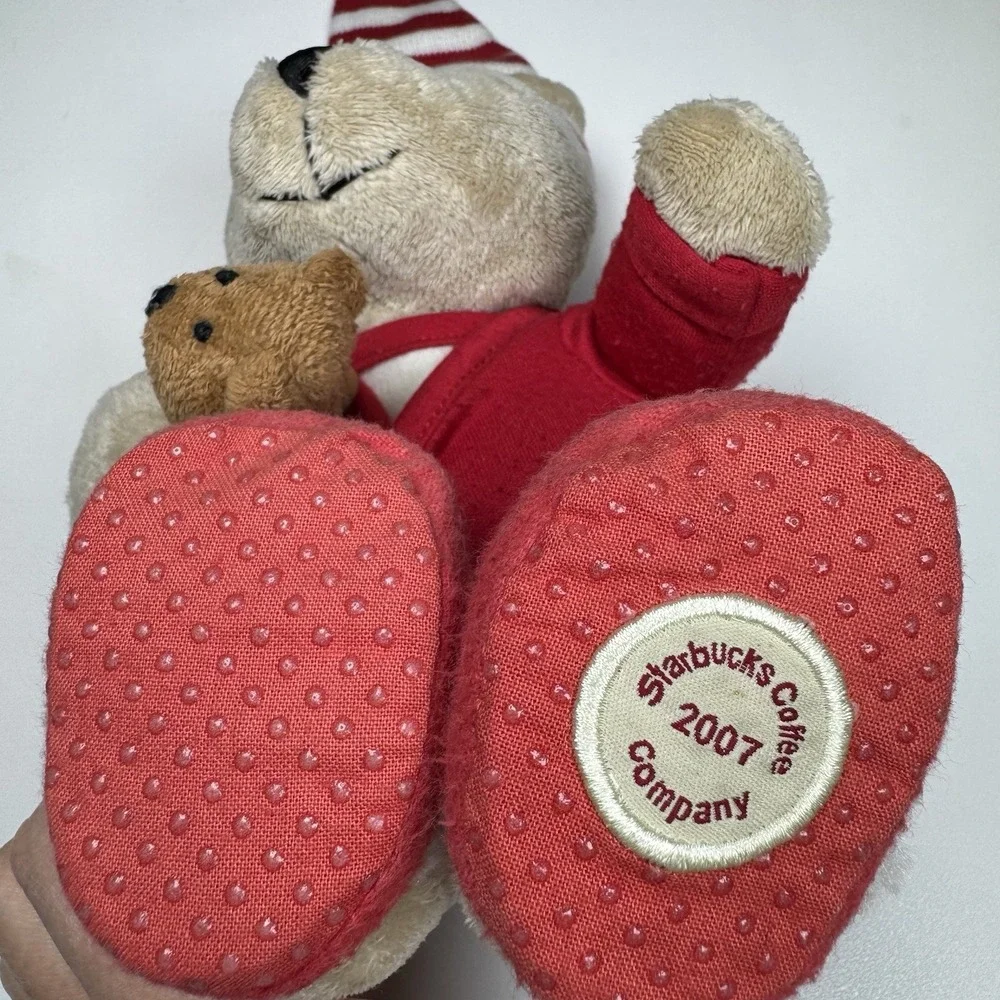 STARBUCKS‎ Vintage 2007 Collectible Bearista Bear Plush 68 Edition Christmas